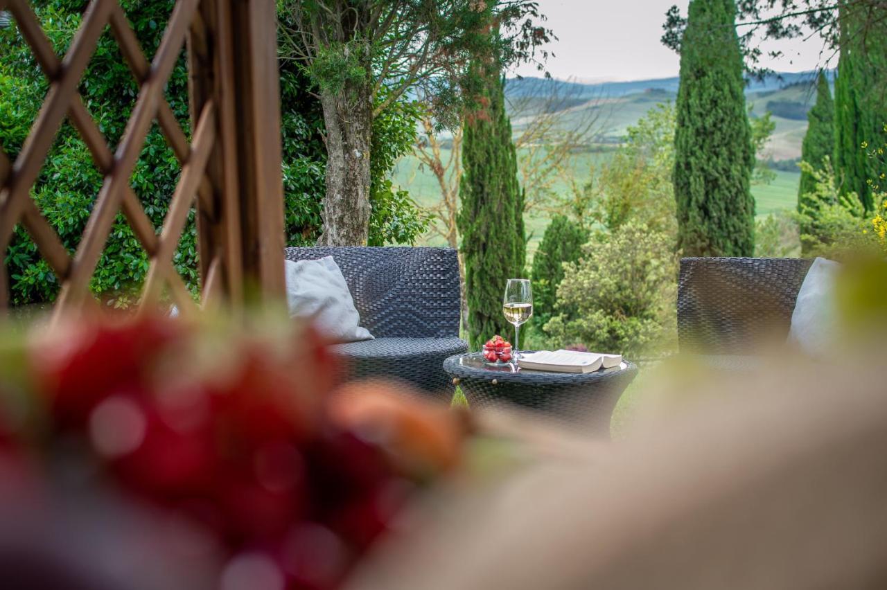 Tuscany Balcony: Crete Senesi Casetta Exterior foto
