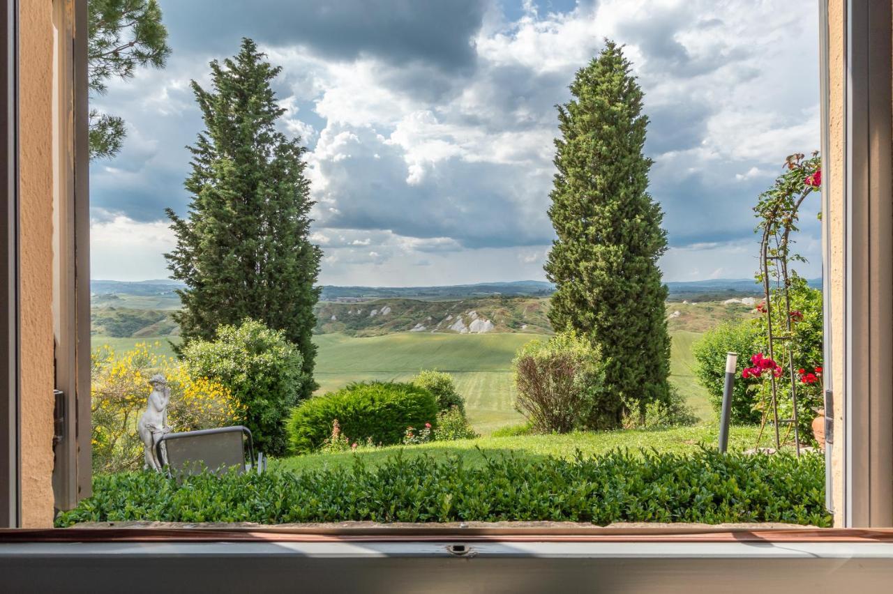 Tuscany Balcony: Crete Senesi Casetta Exterior foto